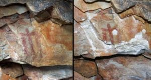 Pintura rupestre que han intentado robar