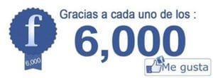 Blog: LLegamos a los 6 mil "Me gusta" en Facebook 2
