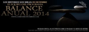 Programa 109: "Balance personal de 2014" y "David F. Walace, ¿Qué es el agua?" 1