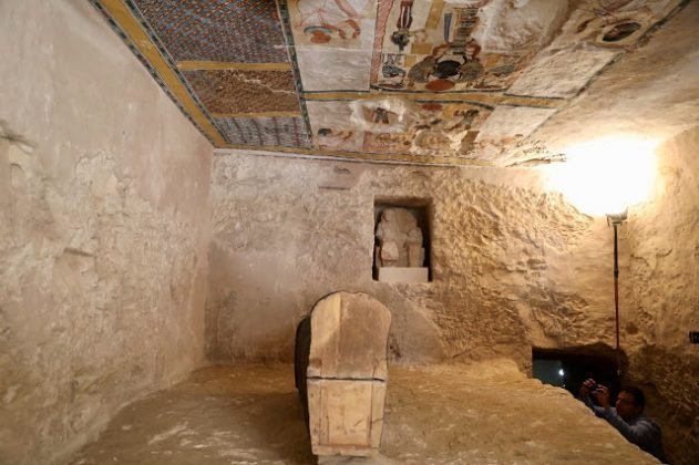 Encuentran en Luxor una tumba con 3.000 años de antigüedad que contiene dos sarcófagos intactos 2